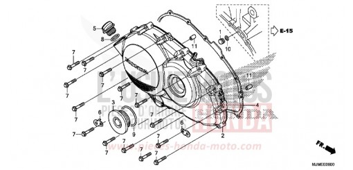 RIGHT CRANKCASE COVER VFR800XF de 2015